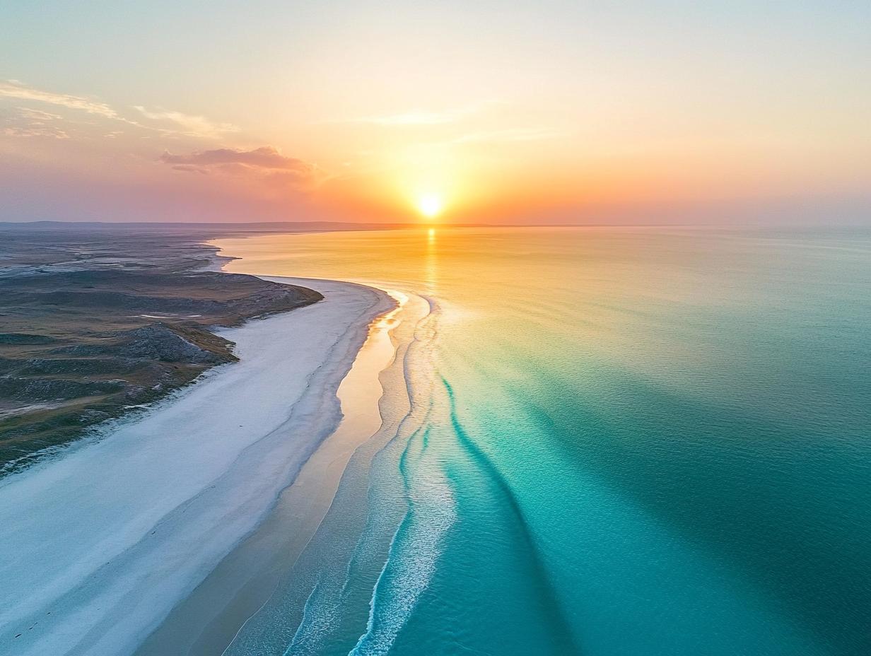 Вид на озеро Алаколь