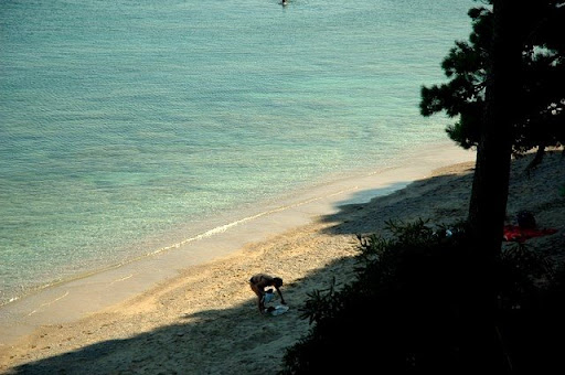 Конечно, дикие пляжи Пелешаца посещаются реже, но на пляже Трстеница ситуация лучше, чем на Макарске